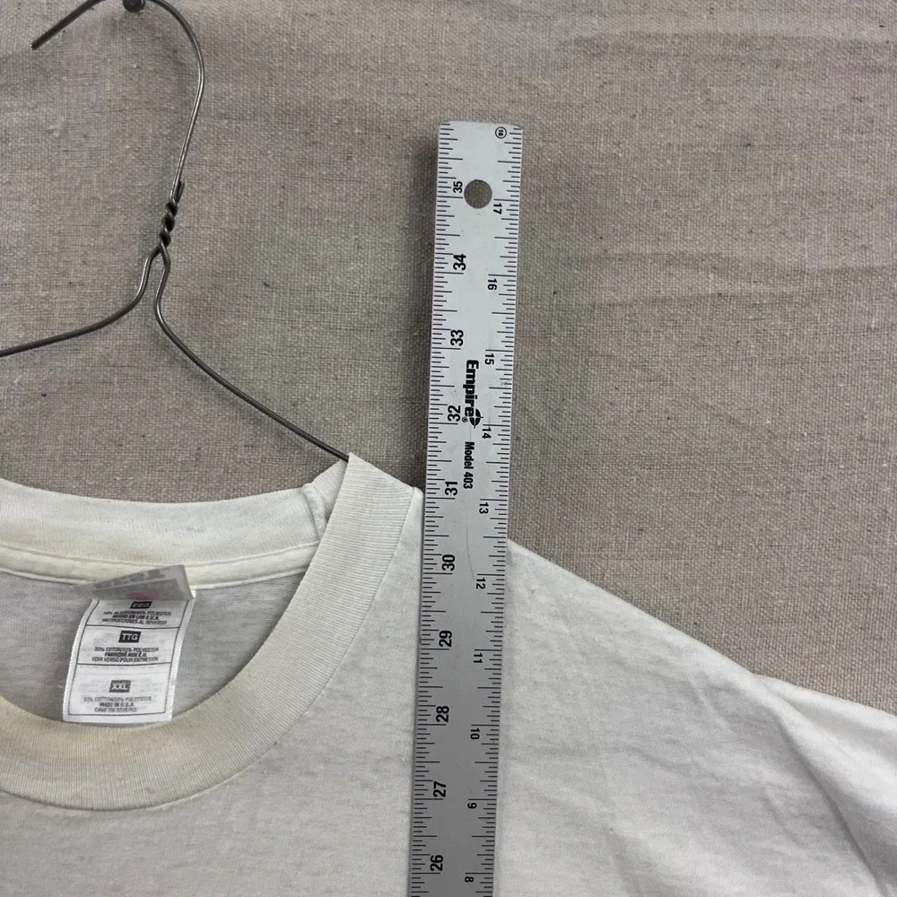 Fruit of the Loom Texas Heat‎ Wave T Shirt Mens XXL White 1996 Car Show Graphic